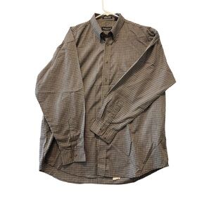 Van Heusen Plaid Button Down Dress  Shirt